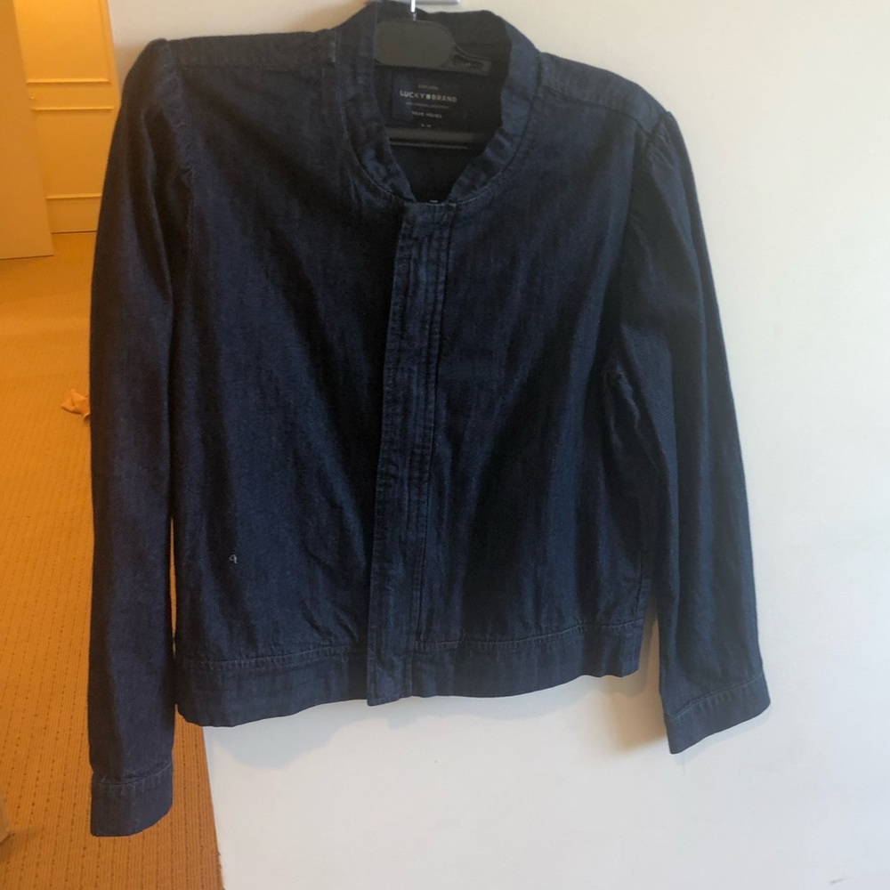 Lucky brand denim jacket- size small